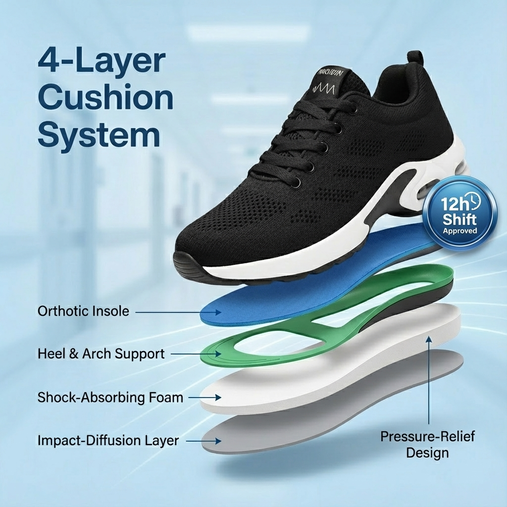 Hope - Cushioned 12-Hour Shift Shoes