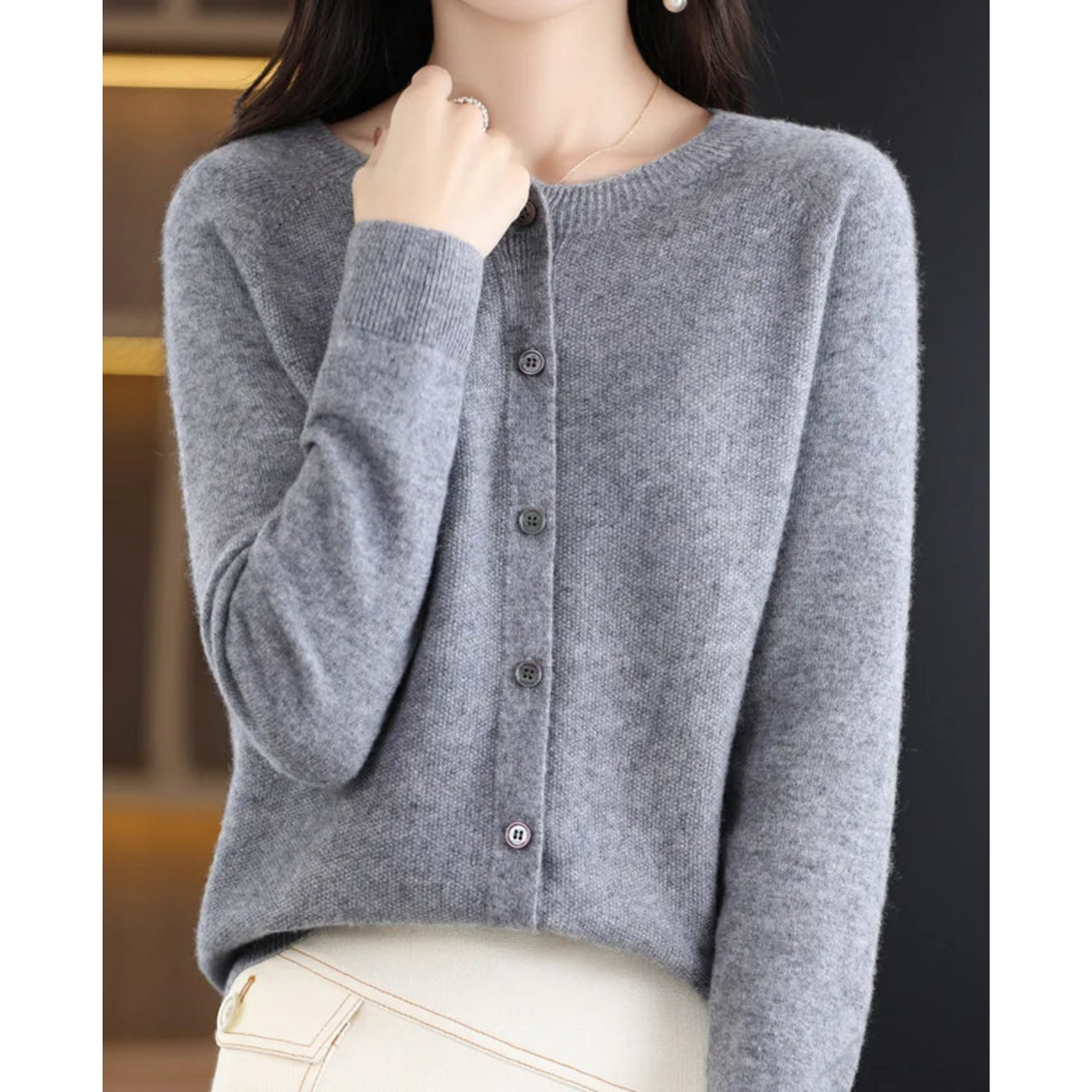 MERCY™ - BUTTON UP COZY CARDIGAN
