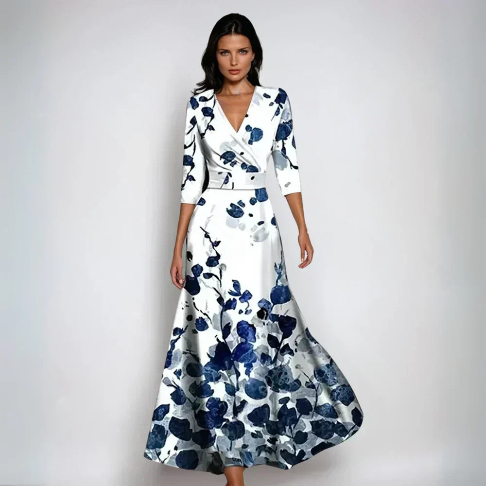 EMILIA | Elegant and Versatile Floral Dress