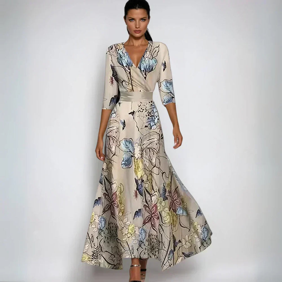 EMILIA | Elegant and Versatile Floral Dress