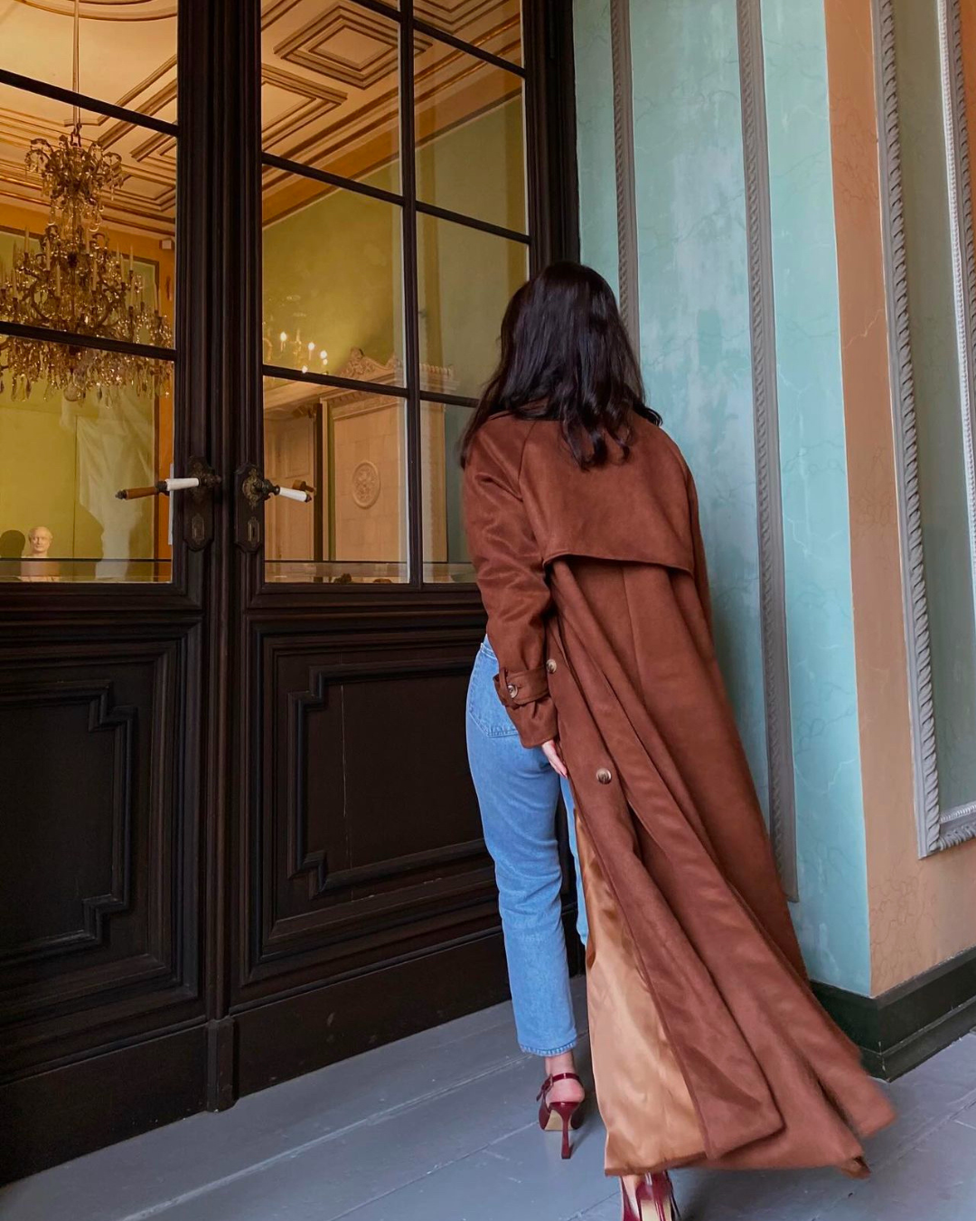 Women's Banbury Suede Trench Coat