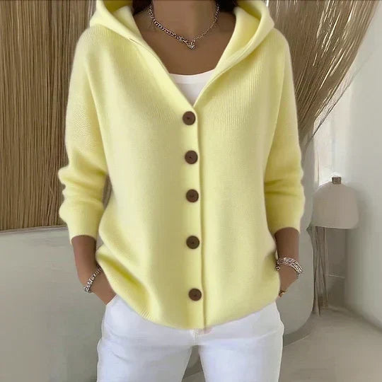 ZOE™ - SOFT KNIT HOODED CARDIGAN
