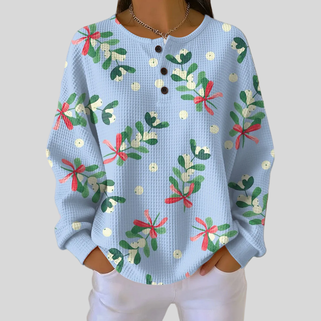 Donna | Christmas Mistletoe Sweatshirt