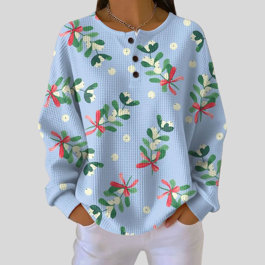 Donna | Christmas Mistletoe Sweatshirt