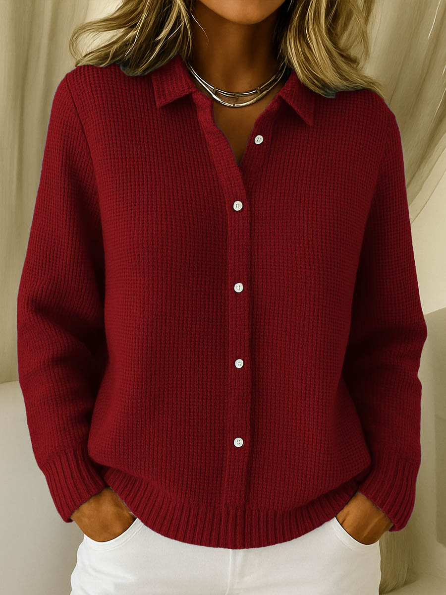 AMELIE™ - ELEGANT BUTTON UP CARDIGAN