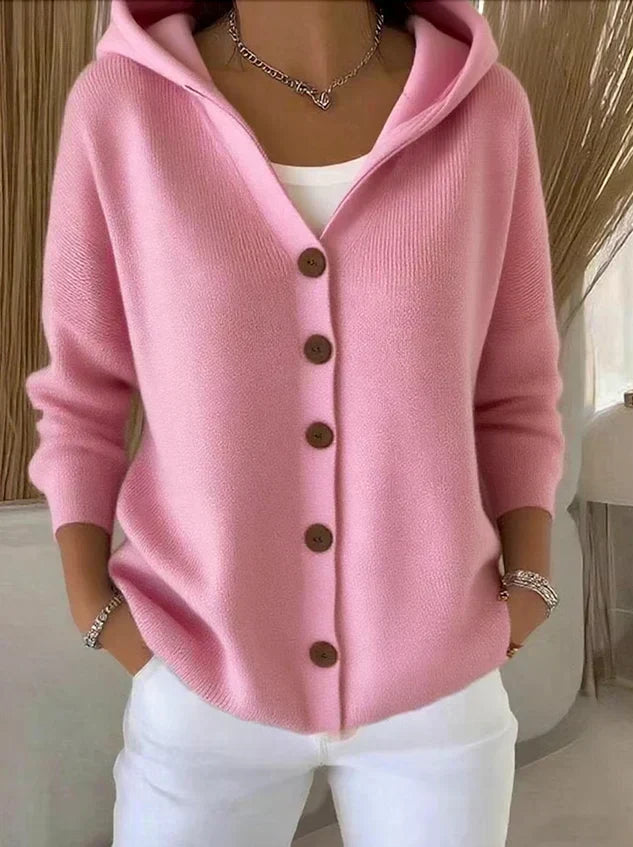 ZOE™ - SOFT KNIT HOODED CARDIGAN