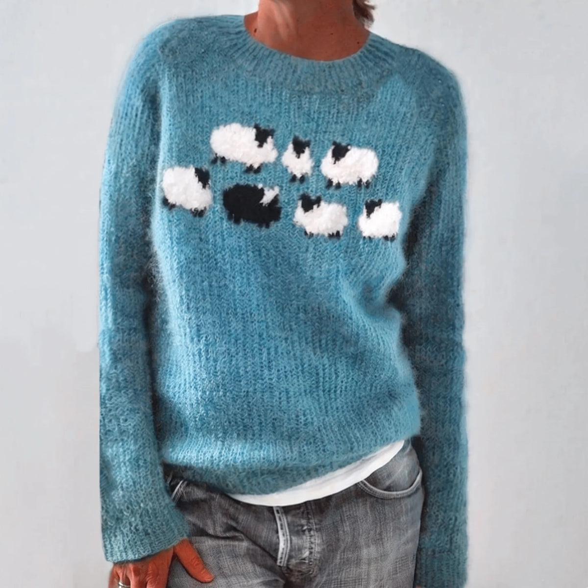 Bianka | Comfortable Cute Sheep Sweater