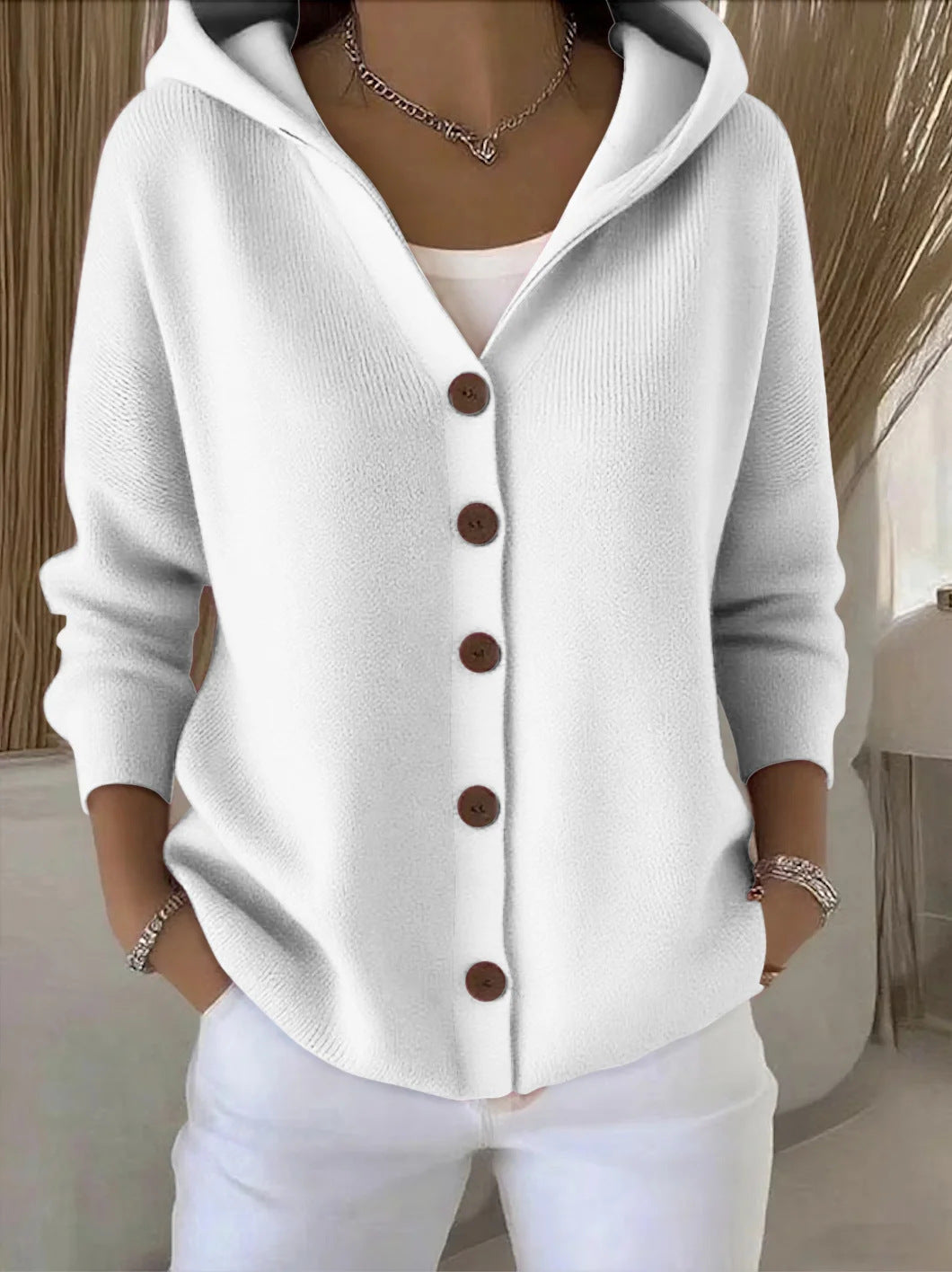 ZOE™ - SOFT KNIT HOODED CARDIGAN