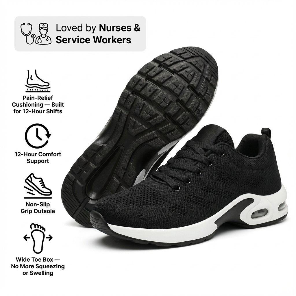 Hope - Cushioned 12-Hour Shift Shoes