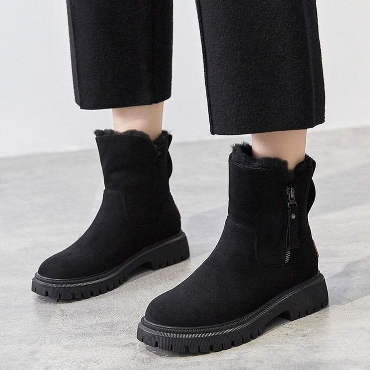 Women's Warm Fur Waterproof Winter Boots