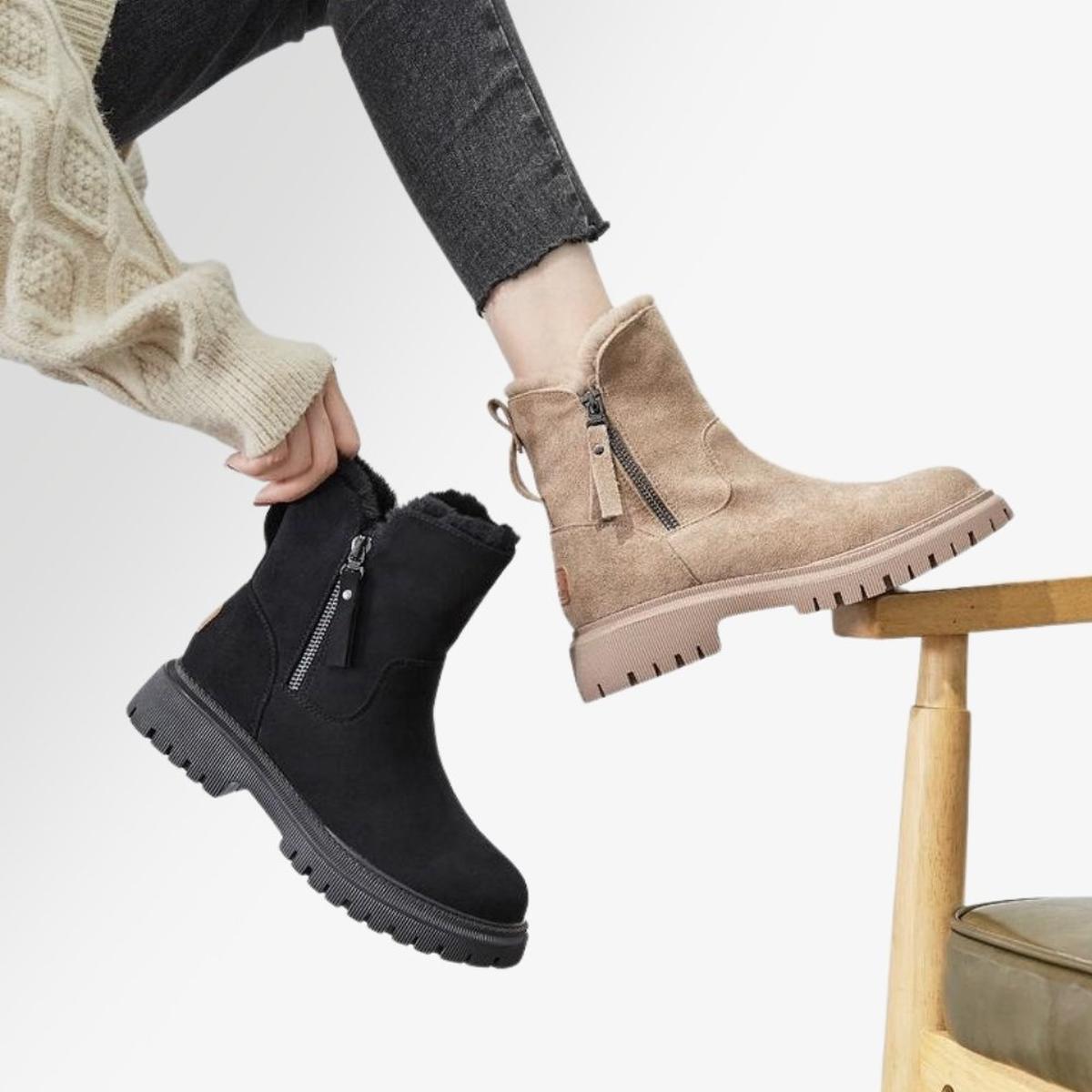 Women's Warm Fur Waterproof Winter Boots