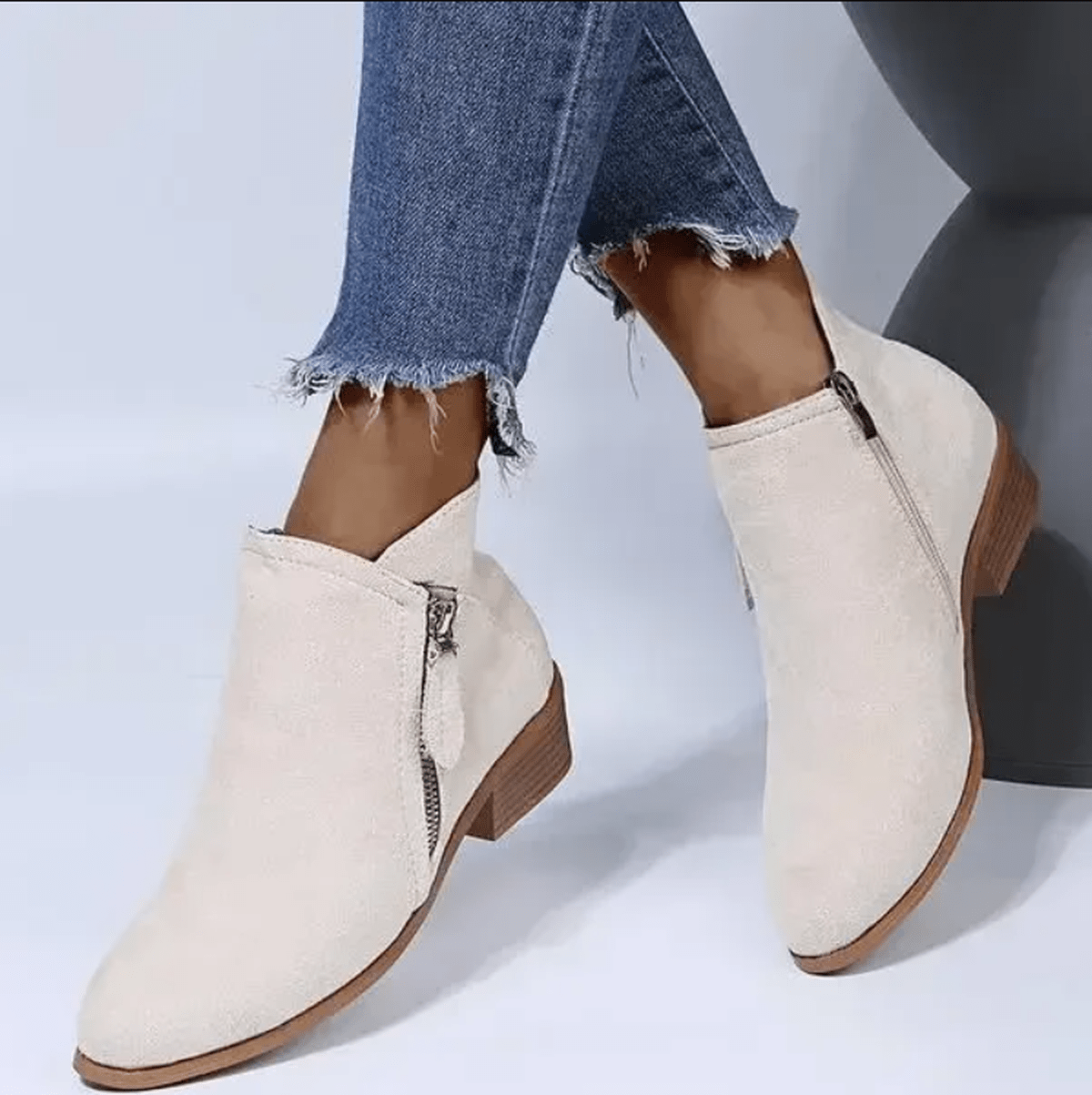 Women's Short Suede Ankle Boots