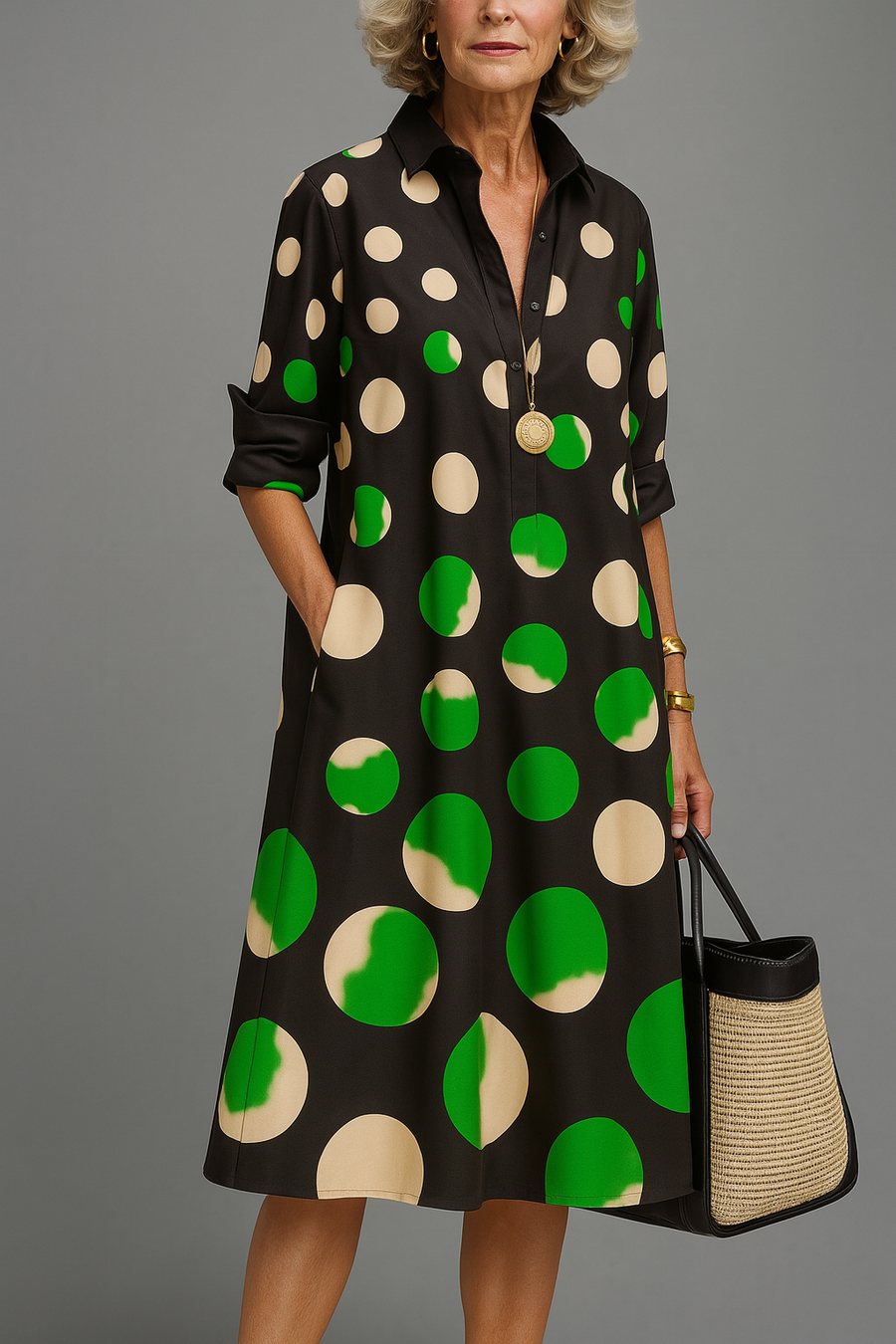 Loretta | Elegant Midi Dress
