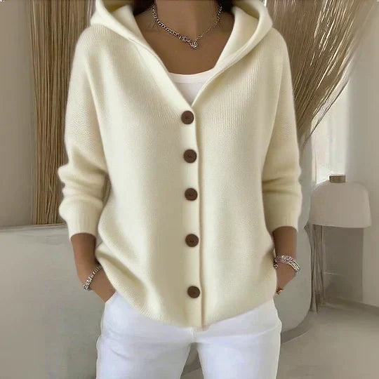 ZOE™ - SOFT KNIT HOODED CARDIGAN