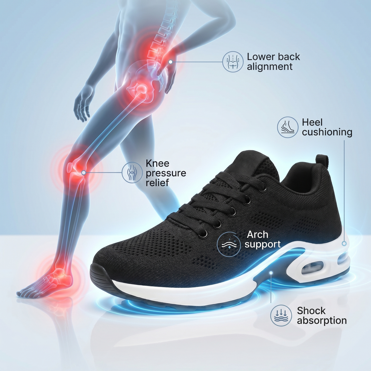 Hope - Cushioned 12-Hour Shift Shoes