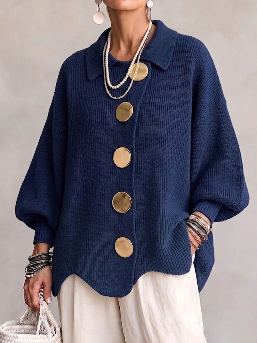 ARDELLE™ - OVERSIZED COLLARED CARDIGAN