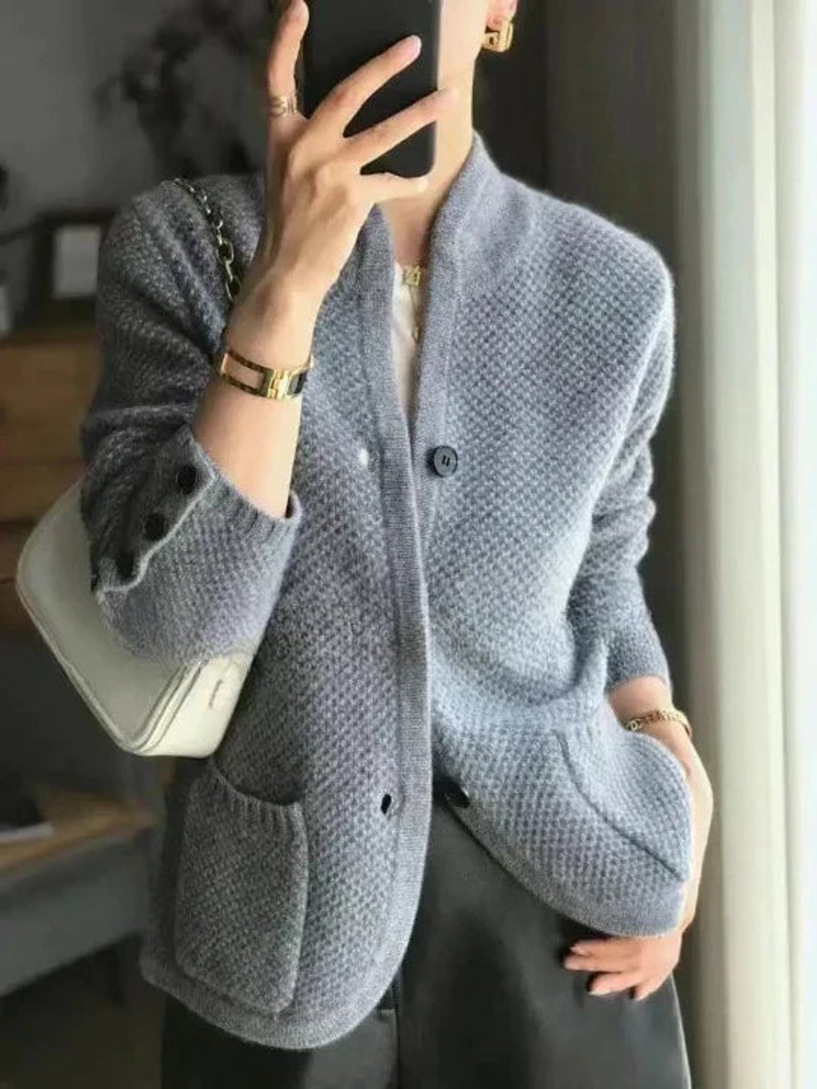 PENELOPE™ - ELEGANT BUTTON COZY CARDIGAN